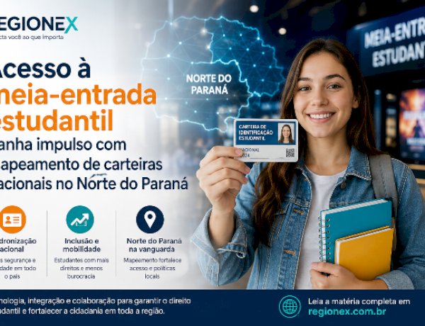 Acesso à meia-entrada estudantil ganha impulso com mapeamento de carteiras nacionais no Norte do Paraná
